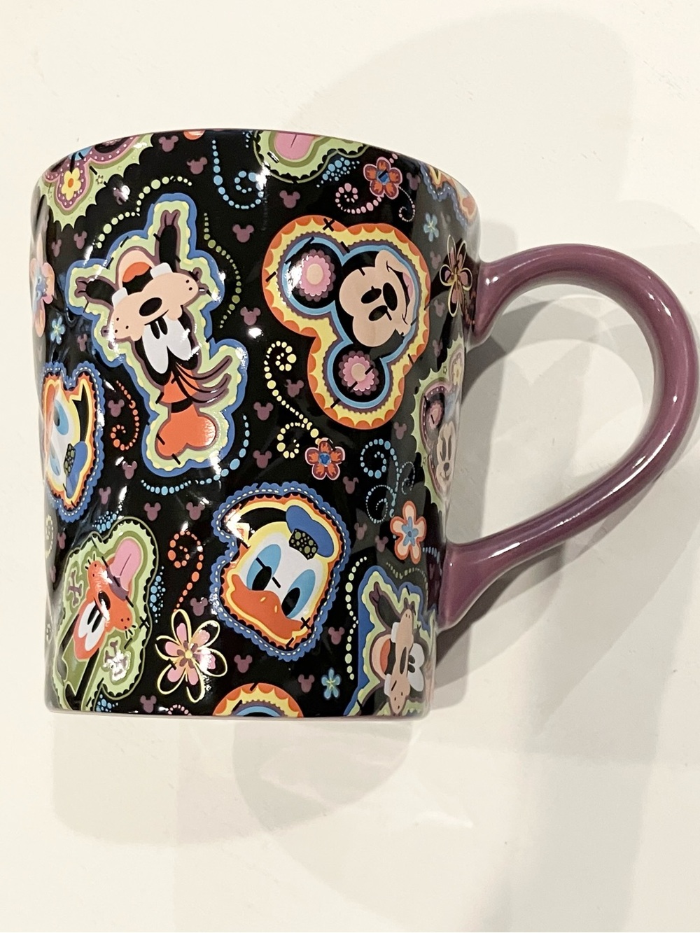 Disney | Mug Purple & Black with Multicolor Disney Character Faces - Picture 5 of 7
